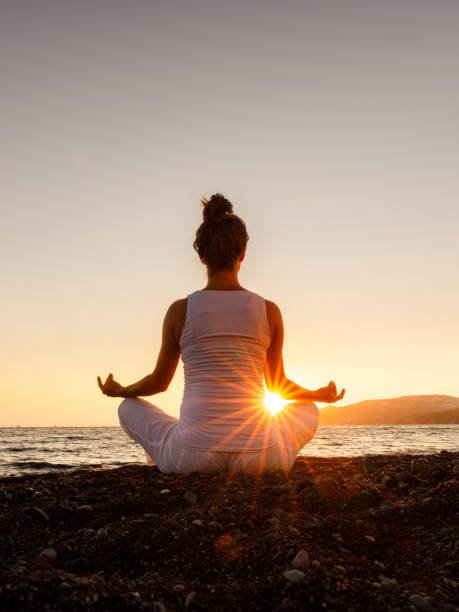 Peaceful meditation and stress management